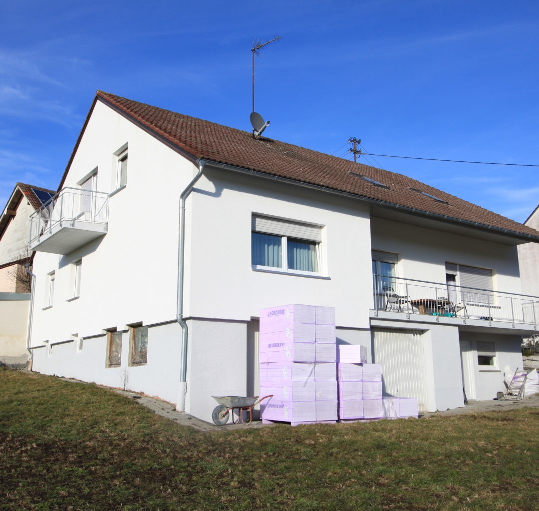 KfW-Einzelmaßnahmen Sanierung Zweifamilienhaus in Betzenweiler
